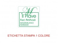Etichette adesive per fioristi, fiorai e vivaisti (mm 25x25)  (cod.28G)